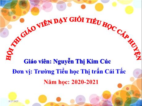 Báo cáo Một số biện pháp giúp học sinh lớp 4 tích cực trong học tập - Nguyễn Thj Kim Cúc